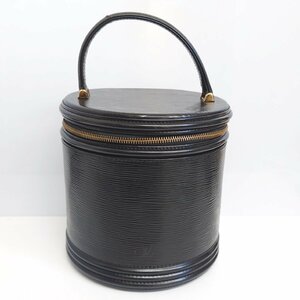 【86】LOUIS VUITTON ルイヴィトン M48032 エピ カンヌ バニティバッグ ハンドバッグ レディース 社外ファスナー ジャンク