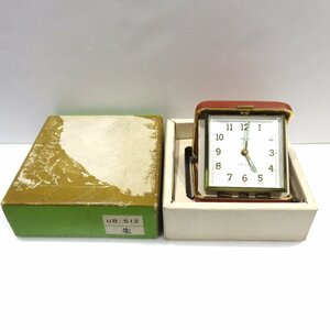 【76】1円～ SEIKO セイコー トラベルクロック TRAVELLER CLOCK Trip mate トリップメイト 箱 稼働確認 現状品