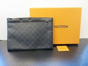 【76】美品 LOUIS VUITTON ルイヴィトン エクリプス ポシェットディスカバリー M62291 セカンドバッグ RFID ほぼ未使用