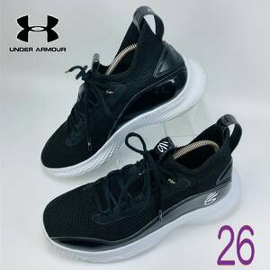 [A rank ][ super-beauty goods ][ bacteria elimination settled ]Under Armour Curry Flow 8 NM Black/White (3024785-010) 26 USM8