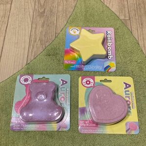 【未使用】Rainbom レインボム 入浴剤 3個セット バスボム