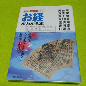 【古本雅】お経がわかる 天台宗 真言宗 土宗 浄土真宗 臨済宗 曹洞宗 日蓮宗 ISBN4575287970 藤井正雄監修 双葉社