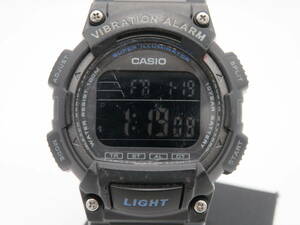 CASIO(カシオ）W-736H　ブラックカラー　腕時計　中古品　I2ー7A　