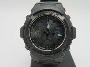 CASIO(カシオ）G-SHOCK　タフソーラー　AWG-M100SBB　ブラックカラー　腕時計　中古品　N2ー1A　