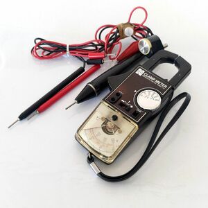 【動作未確認】1円 松下電器 Nationalナショナル CLAMP METER クランプメーター アナログ 測定器 テスター SA2874