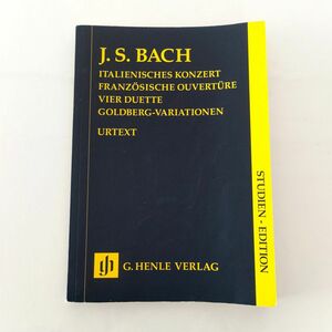 【輸入楽譜】1円 B5サイズ J.S.BACH バッハ イタリア協奏曲 洋書 フランス語 #572