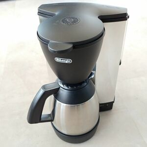 【☆通電確認済☆】DeLonghi デロンギ 保温ポット付 コーヒー メーカー ドリップ式 水容器一体型 1.45L Mod CM336 1円スタート MA224