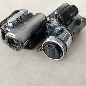 【※訳あり※】SONY ソニー デジタル ビデオ カメラ HANDYCAM ハンディカム HDR-HC1 HDR-HC3 映像機器 2点まとめ 1円スタート #602