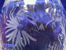 ロイヤル　ブライアリー　花瓶 フラワーベース カットガラス 花器 ハンドメイド　英国王室御用達_画像6