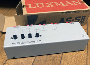 LUXMAN AS-5Ⅱ◆スピーカーセレクター◆箱・説明書付き