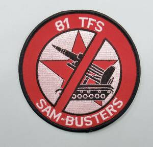 ・実物 米空軍 第81 戦術戦闘飛行隊 USAF 81st Tactical fighter squadron サムバスターズ