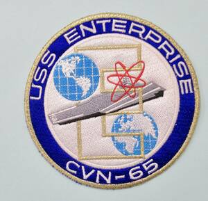 ・ 米海軍 USS ENTERPRISE CVN-65 米海軍空母 エンタープライズ パッチ