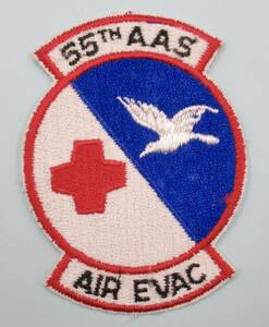 ・実物 米空軍 第55航空医療空軍飛行隊 55th Aeromedical AirLift Squadron