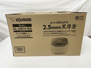 DR☆ 開封のみ 未使用 新品 ZOJIRUSHI マイコン 炊飯ジャー 極め炊き NL-DB10-WA 5.5号炊き 2023年製 炊飯器 ホワイト