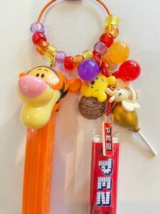 PEZ ペッツ とら トラ 虎 タイガー お菓子 海外 子ども キッズ キーホルダー じゃらじゃらキーホルダー キーリング