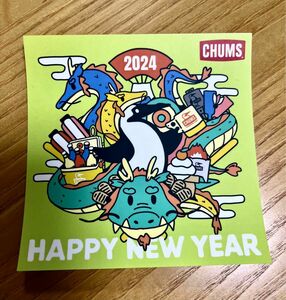 chums チャムス　2024NEWYEARステッカー　非売品