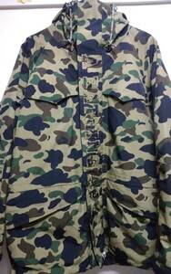 最終値下げ★★★a bathing ape ゴアテックス スノボジャケットMサイズ★グリーン GORETEX snowboard jacket jjjjound KITH ENNOY