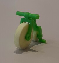 Glico おまけ ゆめサーカス 自転車 グリコ おもちゃ レトロ 自転車 雑貨 コレクション 置物 飾り 食玩_画像1