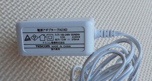 TESCOM 電源アダプター TAD30 テスコム電機 ACアダプタ 室内用 バリカン用