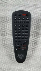 【動作品】 サンヨー CD ラジオ カセット レコーダー リモコン RB Z9 SANYO DVDプレーヤーリモコン