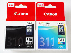 取付期限間近 新品 Canon キヤノン純正品 インクカートリッジ BC-310 BC-311 セット