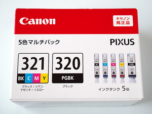 取付期限間近 新品 Canon キヤノン純正品 インクカートリッジ 5色マルチパック BCI-321+320/5MP
