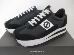 ★NO NAME*ノーネーム★FLEX M JOGGER 黒 スニーカー 36