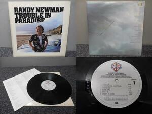 RANDY NEWMAN・ランディ・ニューマン / TROUBLE IN PARADISE (US盤) 　 　 LP盤・1-23755