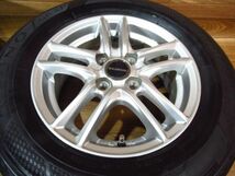 BALMINUM14インチアルミホイール+タイヤ（レグノGR-XI)付き4本 185/70R14 14x5.5j+50 4H-100 GB3フリード等に_画像5