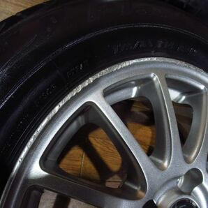 ECO FOORME14インチアルミホイール+タイヤ付き4本 175/65R14 14x5.5j+38 4H-100 ヴィッツ/ノート/スイフト/キューブの画像6