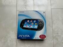 【美品】PlayStation Vita （プレイステーション ヴィータ） 3G/Wi-Fiモデル クリスタル・ブラック 初回限定版_画像1