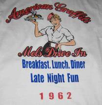 アメリカン・グラフィティ　American Graffiti　★　両面ペイント　Tシャツ　M・L・2L. 3L　の4サイズあり_画像2