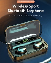 【即納】最新 新品 ワイヤレスイヤホン 黒 充電BOX Bluetooth_画像5