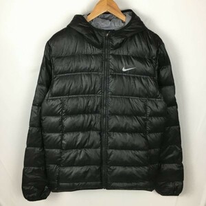 NIKE/ナイキ　グレーダックダウン　メンズL/175/92A　黒　管NO.A11-15