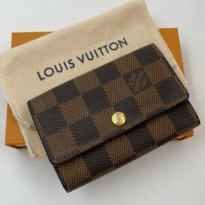 H500 【極美品】ルイヴィトン LOUIS VUITTON キーケース N62630 ミュルティクレ6 ダミエ・キャンバス エベヌ CT1068 財布 ダミエ