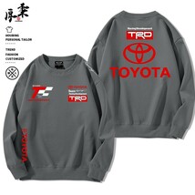 04★新作★トヨタ TRD Racing★モータースポーツ ロゴ カジュアルな服 メンズ 長袖Tシャツ 長袖 スウェット 休暇服_画像1