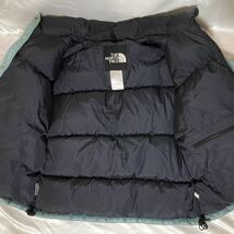 希少 レア カラー 90s North Face Nuptse down JKT Ice Teal ノースフェイス ヌプシ ダウン ジャケット 700フィル アイスティール M_画像3