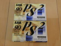 アクシア AXIA カセットテープ PS2 (90分2本 60分2本) 合計5本 ハイポジション 新品未使用品 即決 送料185円_画像3