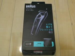 7.ブラウン Braun ヒゲトリマー シリーズ3 BT3420 男性用 電動ヒゲトリマー 充電式 新品未使用品 (説明書・保証書欠品)