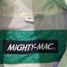 ビンテージ　90s マイティーマック　Tバー　MIGHTY MAC 　デザイン 　ナイロン　ジャケット　ブルゾン　240109_画像4