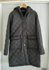 マッキントッシュ MACKINTOSH キルティングコート ボア 黒