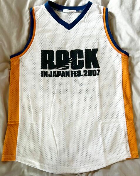 ロックインジャパン フェス 2007 バスケット Tシャツ ビブス