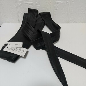 G293 LEPSIM レディース ベルト ファッション 小物 アパレル 合成皮革 ブラック