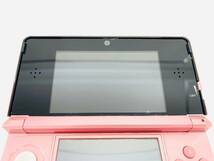 H646*4　簡易動作OK　Nintendo　任天堂　3DS　CTR-001　ミスティピンク　本体/専用充電台/ACアダプター/取扱説明書/箱付き　ゲーム機　_画像8