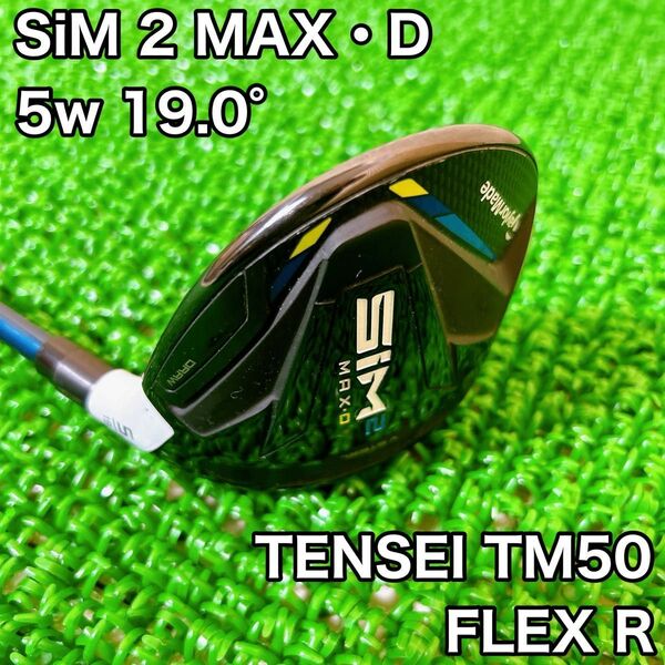 テーラーメイド SiM2 MAX・D 5W 19° メンズ 右利き用 R ②