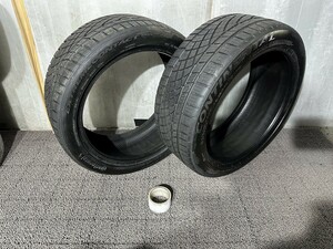 245/40ZR19 98Y 2本 コンチネンタル Continental Conti EXTREME Contact DWS 06 PLUS【中古/埼玉より発送】