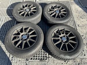 O・Z MSW85 4本セット 16in 6.5J ET30 PCD112 5穴 BS BLIZZAK VRX2 215/60R16【中古/埼玉より発送】