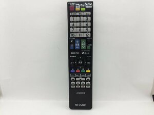 SHARP　リモコン　GB026WJSA　中古品F-2489