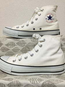 ◎美品 送料込 23.5 コンバース CONVERSE スニーカー 白 04 1231