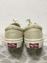 ◆送料込◆23.0 バンズ VANS スニーカー ベージュ 01◆0129_画像7